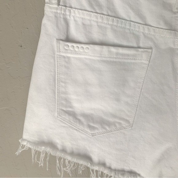 BLANKNYC The Barrow Vintage High-Rise White Denim Short Button Front 75XV8667SF - Picture 12 of 14